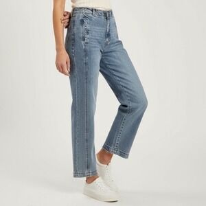 Habitual Denim Jeans Women's Size‎ 4/27 Light Wash High Rise Straight Leg